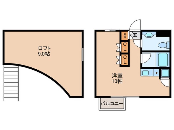 ベルハイツの物件間取画像